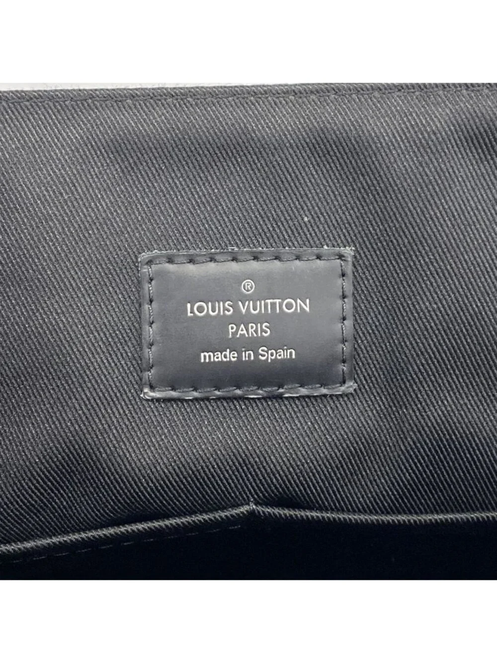 Louis Vuitton Shoulder Bag Damier Graphite District Mmnm Black